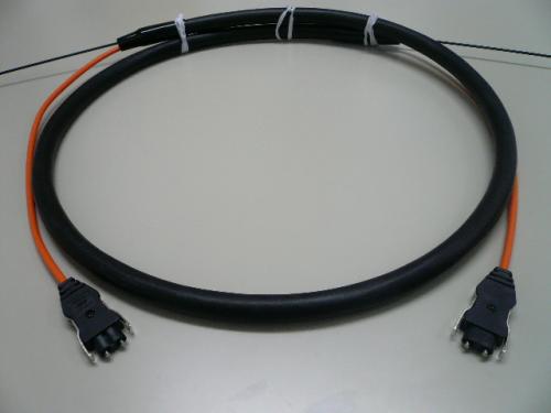 冨士電線 HCS F08コネクタ付屋外補強用2心コード集合型ケーブル WB4 