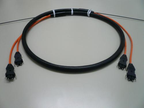 冨士電線 HCS F08コネクタ付屋外補強用4心コード集合型ケーブル WB4 