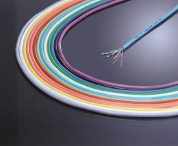通信興業　CAT5eケーブル(単線)　TSUNET-350E 0.5-4P 100m