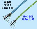 冨士電線　超細径(ハイパーSコイル)Cat6 LANケーブル(200m巻)　TPCC 6(S) 0.3mm x 4P