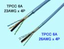 冨士電線　Cat6A細径型LANケーブル(200m巻)　TPCC 6A(SD)  26AWG x 4P