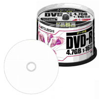 三菱化学メディア DVD-R スピンドルケース50p x5個のカートン入 (合計 