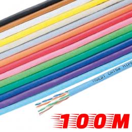 日本製線　Cat5e ケーブル　NSEDT　0.5mm×4P 100m巻　全15色