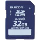 ELECOM MF-FSD032GC10R SDHCカード/データ復旧サービス付/Class10/32GB