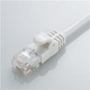 ELECOM LD-GPY/WH2 CAT6準拠 GigabitやわらかLANケーブル 2m(ホワイト)