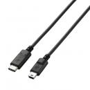 ELECOM U2C-CMB10NBK USB2.0ケーブル/C-microBタイプ/認証品/3A出力/1.0m/ブラック