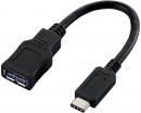 ELECOM USB3-AFCM01BK USB3.1変換ケーブル/Type-C端子/ブラック
