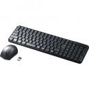 サンワサプライ SKB-WL25SETBK マウス付きワイヤレスキーボード（ブラック）