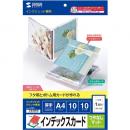 サンワサプライ JP-INDN インクジェット用インデックスカード（つやなしマット）