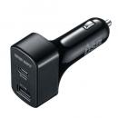 サンワサプライ CAR-CHR77PD USB Power Delivery対応カーチャージャー（2ポート・57W）