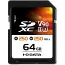 I-O DATA SD2U3-64G UHS-II UHSスピードクラス3/Video Speed Class 90対応 SDメモリーカード 64GB
