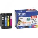 EPSON IC4CL74 ビジネスインクジェット用 標準インクカートリッジ/4色パック
