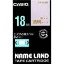 CASIO XR-18XG ネームランド用透明テープ 18mm 透明/金文字