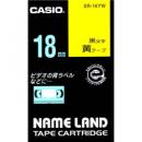 CASIO XR-18YW ネームランド用スタンダードテープ 18mm 黄/黒文字