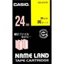 CASIO XR-24YW ネームランド用スタンダードテープ 24mm 黄/黒文字
