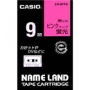 CASIO XR-9FPK ネームランド用蛍光色テープ 9mm 蛍光ピンク/黒文字