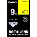 CASIO XR-9GYW ネームランド用強粘着テープ 9mm 黄/黒文字