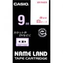 CASIO XR-9WER ネームランド用スタンダードテープ 9mm 白/赤文字