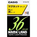 CASIO XR-36JYW ネームランド用マグネットテープ 36mm 黄/黒文字