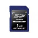 グリーンハウス GH-SDI-XSA1G インダストリアルSDカード SLC -40～+85℃ 1GB