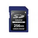 グリーンハウス GH-SDI-XSA256 インダストリアルSDカード SLC -40～+85℃ 256MB