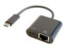 GOPPA GP-CR45H/B USB Type-C LAN変換アダプター（PD充電対応） ブラック