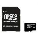 Silicon Power(シリコンパワー) SP008GBSTH010V10SP microSDHCカード 8GB (Class10) 永久保証 (SDHCアダプター付)