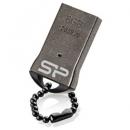 Silicon Power(シリコンパワー) SP008GBUF2T01V1K USB2.0フラッシュメモリ Touch T01 8GB ブラック 超小型USB