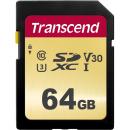 Transcend TS64GSDC500S 64GB UHS-I U3 SDXC Card (MLC)
