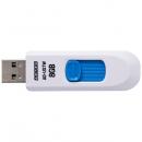 ADTEC AD-USTW8G-U2 USB2.0 スライド式フラッシュメモリ USTW 8GB ホワイト