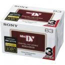 Sony 3DVM63HD ミニDVカセット デジタルHD対応 63分 ICメモリーなし 3巻パック