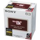 Sony 5DVM63HD ミニDVカセット デジタルHD対応 63分 ICメモリーなし 5巻パック