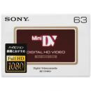 Sony DVM63HD ミニDVカセット デジタルHD対応 63分 ICメモリーなし 単品モデル