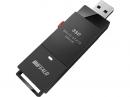 BUFFALO SSD-PUTVB500U3-B 抗ウイルス・抗菌ポータブルSSD USB3.2(Gen1) Type-A スティック型 500GB ブラック