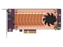 QNAP QM2-2P-244A 2 x M.2 PCIe SSD 拡張カード (QM2-2P-244A、単体)