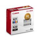 CANON 5333C001 インクタンク XKI-N21+N20/6MP 6色マルチパック