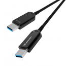 ADTECHNO AUN-1M2-005 10Gbps対応光ファイバ USBケーブル A-A  5m