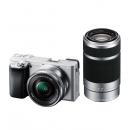Sony ILCE-6400Y/S デジタル一眼カメラ α6400 ダブルズームレンズキット シルバー