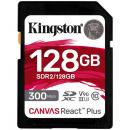 Kingston SDR2/128GB SDXCカード 128GB UHS-II V90 Canvas React Plus SD Card