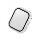 ELECOM AW-22BFCGOCCR Apple Watch Series 8/7 41mm用フルカバーケース/プレミアムガラス/ゴリラ/セラミックコート/クリア