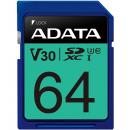 ADATA ASDX64GUI3V30S-R Premier Pro SDXC 64GB C10 V30
