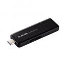 ELECOM ESD-EMH0500GBK 外付けSSD/ポータブル/USB3.2(Gen2)/USBメモリ型/500GB/ブラック