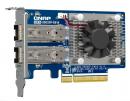 QNAP QXG-25G2SF/A 2ポート 25GbE SFP28 LANカード (QXG-25G2SF-E810、組込)
