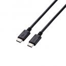 ELECOM MPA-CC5P05BK USB Type-C to USB Type-Cケーブル/スタンダード/USB Power Delivery対応/100W/0.5m/ブラック