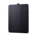 ELECOM TB-A23PLWVDBK iPad Pro 12.9inch 第6/5世代用フラップケース/ソフトレザー/ドローイングアングル/8段階/スリープ対応/ブラック