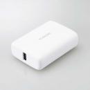 ELECOM DE-C46L-10000WH モバイルバッテリー/リチウムイオン電池/USB PD/20W/10000mAh/USB Type-C入出力×1/USB-A出力×1/ホワイト