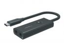 GOPPA GP-AUC2HM/B ミュートボタン搭載ハイレゾ再生対応 小型・軽量 USB-C(R)オーディオ変換アダプタ