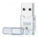 プリンストン PHD-USSD-500G USB 10Gbps(USB3.2[Gen2])対応 ポータブルSSD(500GB)
