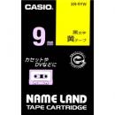 CASIO XR-9YW ネームランド用スタンダードテープ 9mm 黄/黒文字