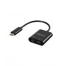 BUFFALO BSMPCPD350BK USB Type-C to 3.5mm+PD給電 オーディオ変換アダプター ブラック